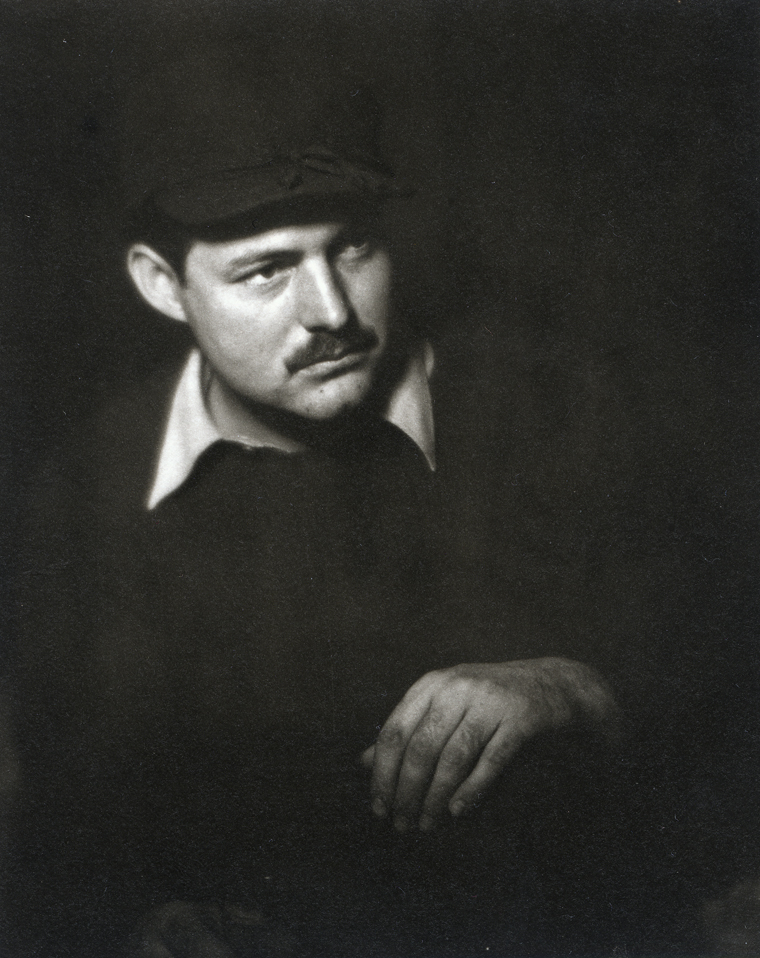 EH 7314P Ernest Hemingway, Paris, March 1928. Photograph by Helen Pierce Breaker, in the Ernest Hemingway Photograph Collection, John F. Kennedy Presidential Library and Museum, Boston.